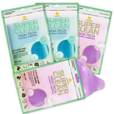 FiveJoy Car Cleaning Gels 4-Pack: Universal Auto Detailing & Electronics Cleaner