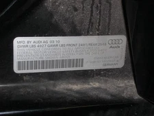10 AUDI A4 HEADREST 548849