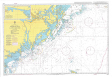2362 Baltic Sea Sweden East Coast Approaches Stockholm Chart Map Paper Admiralty