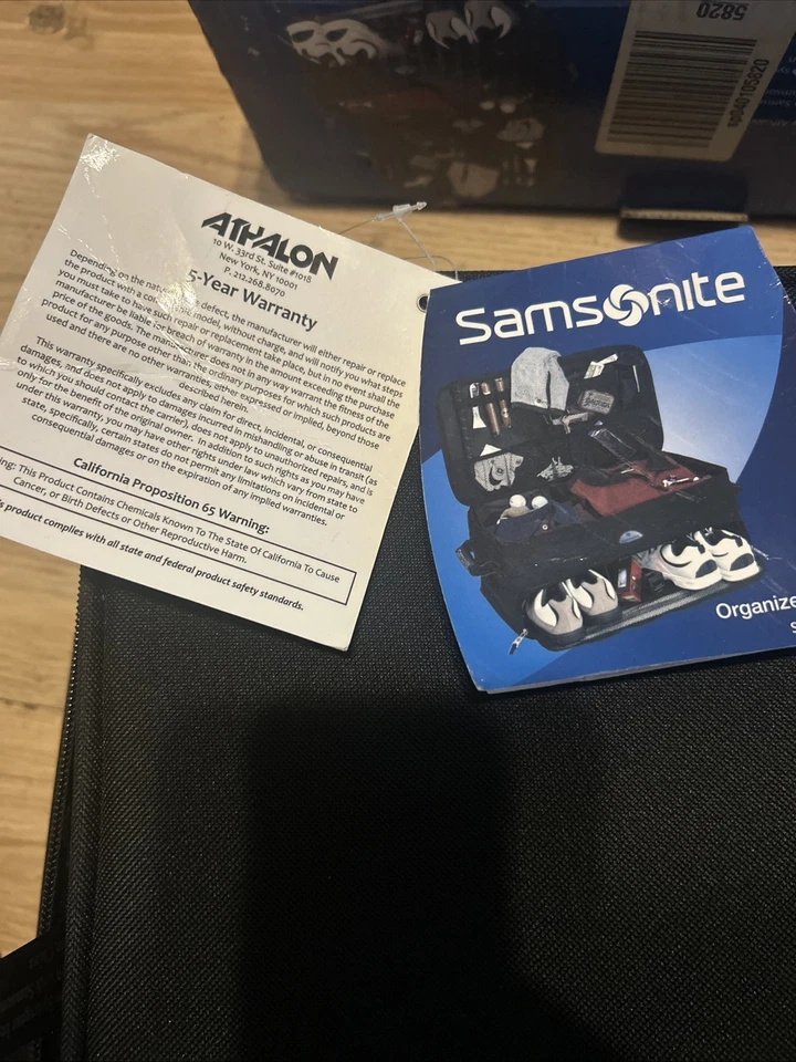 Trunk Organizer Golf Samsonite Locker Bag New 24”L X 14”W X 10”H Black - Image 4 of 4