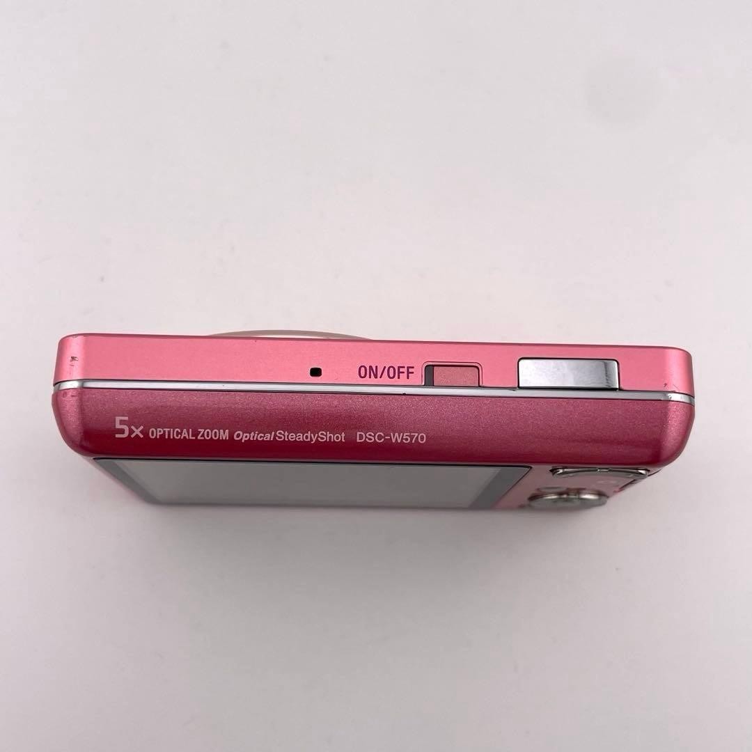 SONY Cyber-shot DSC-W570 Pink 5x Zoom 16.1 MP Digital Camera