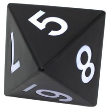 KES3227 Kessler Corporation Giant Foam Dice: d8 Black