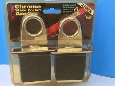 Keeper 05605 2 Count Anchor Point Pocket Stake Solid Eye NEW NOS