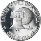 1976 S Eisenhower Dollar TYPE 1 CLAD PROOF