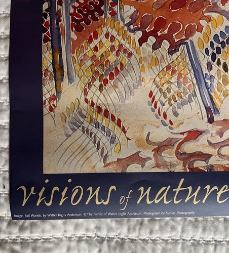 Walter Anderson “Fall Woods” Poster 20 x 26 Visions in Nature