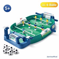 Mini Tischkicker für Kinder ab 3 Jahre inkl. 6 Bälle – Tischfußball Spiel Neu