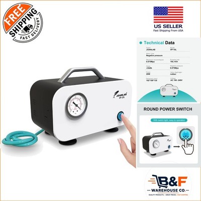 Portable 10L/min Laboratory Vacuum Filtration Pump   Maintenance-Free Design