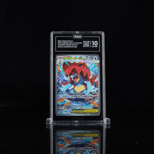 Mega Feraligatr ex graded TAG 10 for sale on eBay