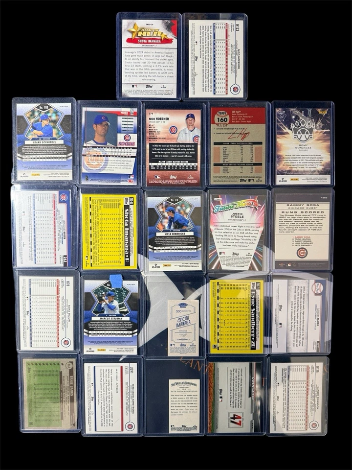 Lote de 40+ tarjetas de los Chicago Cubs - insertos de novatos y veterinarios Topps Panini Bowman cromados Foto 4 de 4