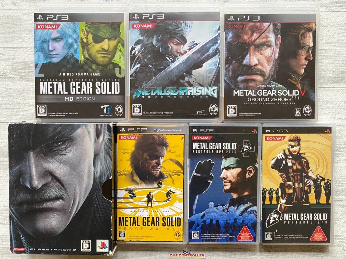Gewond raken uitspraak Lodge SONY PS3 & PSP Metal Gear Rising & HD & 4 & V & Ops & Ops Plus & Peace  Walker 4988602142174 | eBay