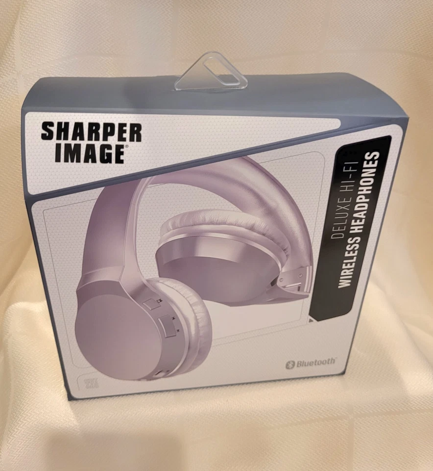 Sharper Image SBT665 Deluxe Hi-Fi Wireless Headphones NIB - Image 3 of 4