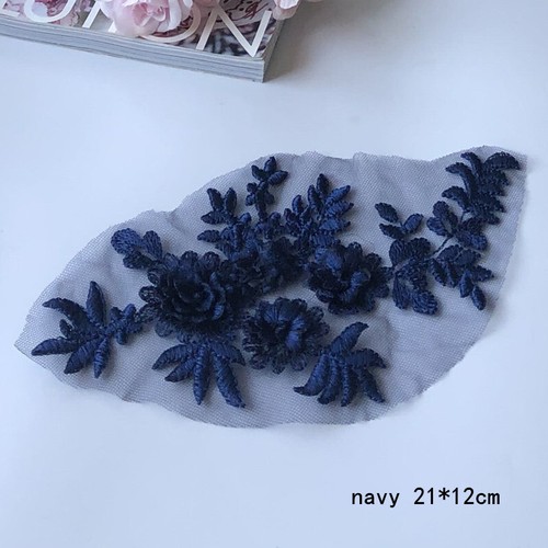 Flower Embroidered Sewing Diy Decoration Clothes Accessories Wedding Dress - Picture 5 of 27