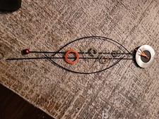 Rick Martin Abstract Modernist Pop Art Memphis Style Clock Signed