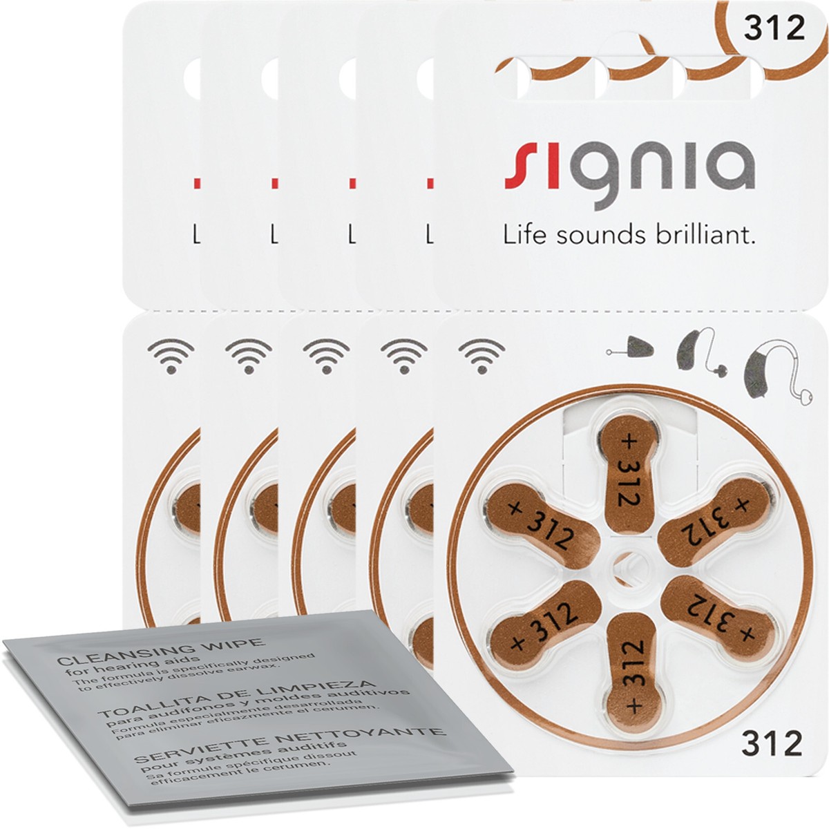 6 X Batteries For Signia 312 MF Hearing Aid - Online Store Baltrade - Foto 5