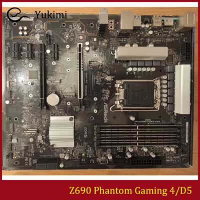 FOR ASROCK Z690 Phantom Gaming 4/D5 LGA1700 DDR5 HDMI 2.1 192GB Motherboard Test