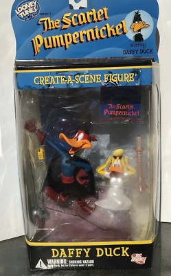 Looney Tunes The Scarlet Pumpernickel Starring Daffy Duck Create Scene Figure