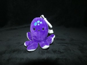 Peluche Doudou Porte Cle Pieuvre Mauve Blanche Family Novotel Etat Neuf Ebay