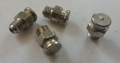 Nickel  Flat Grease Fittings 5/16-32  ,head 5/16,  for Harley and INDIAN