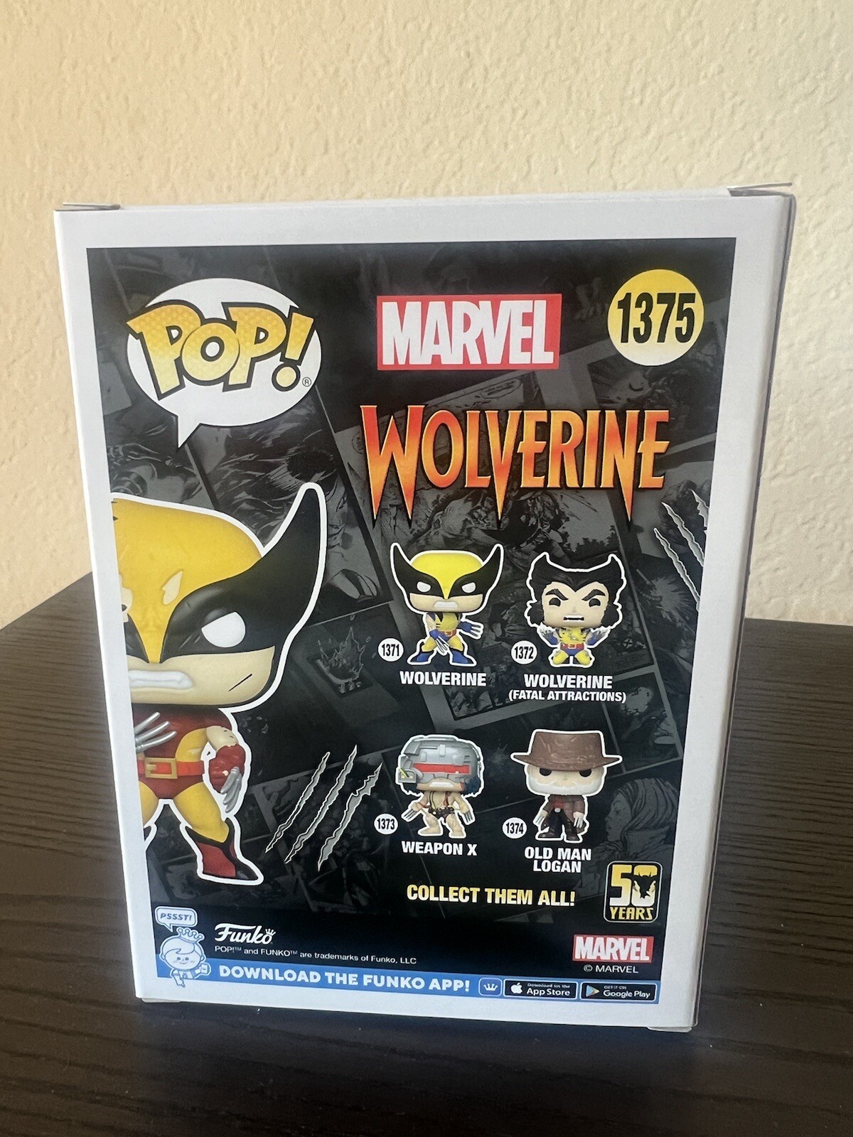 Funko Pop! Marvel: Wolverine *Battle Damage Shop Exclusive, Ca. 10,8 Cm – Sammlerfigur