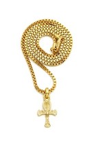 Egyptian Mini Size Ankh Pendant 16",18",20" Box,Rope Chain Necklace XMP88