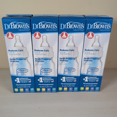 Dr Browns 4 oz BPA Free  Polypropylene Bottles (Pack of 4)