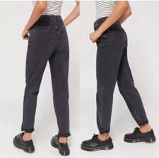 BDG Urban Outfitters High Rise Mom Denim Jeans Size W26 Black