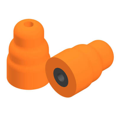 Plugfones PRP-FO10 Orange Soft Foam Reusable 23 dB Replacement Ear Plugs