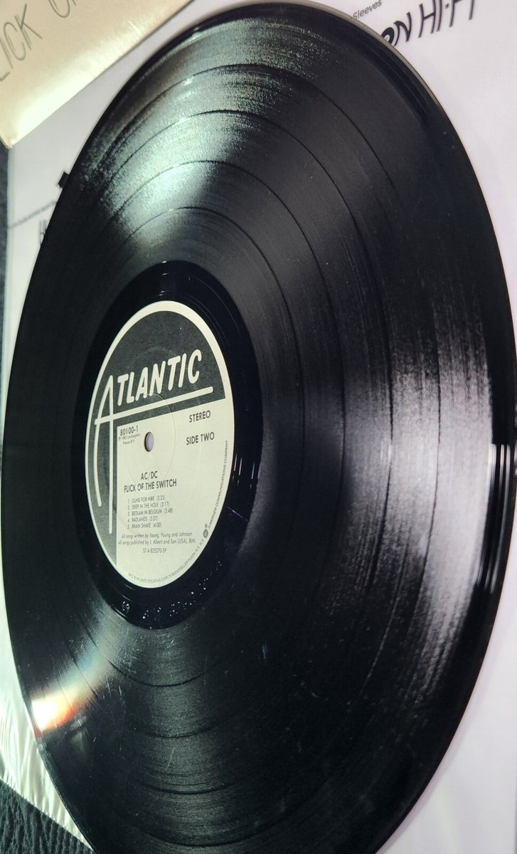 AC/DC - Flick Of The Switch (VG) Vinyl LP 1983 Original Record #BB