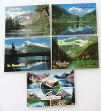 KANADA Postkarten Lot 5x Canadian Rockies Ber...
