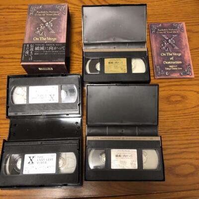 X JAPAN related + α VHS set THE LAST LIVE VIDEO Seth et Holth