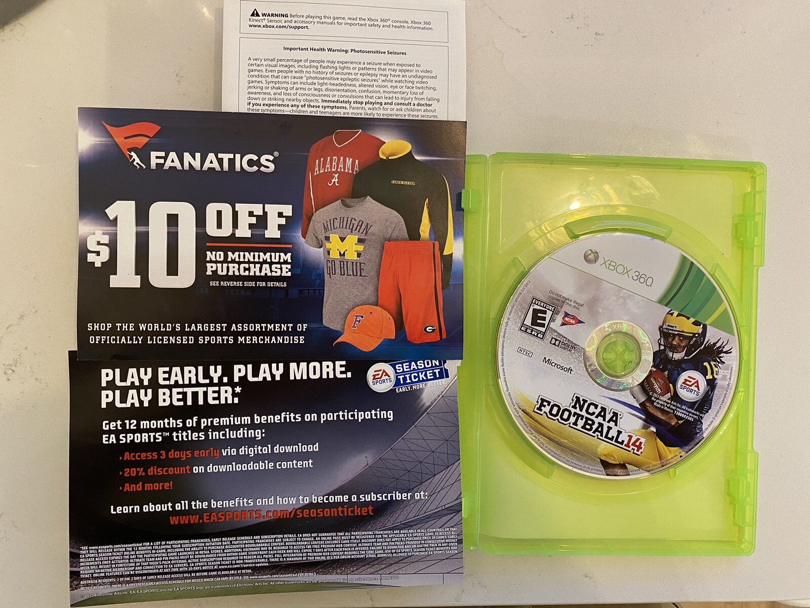 NCAA Football 14 (Xbox 360, 2013) eBay