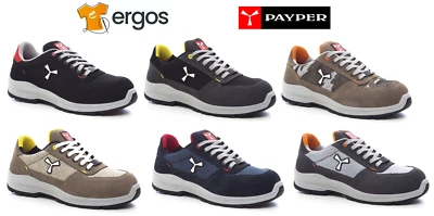 PAYPER Scarpe Sicurezza Lavoro Tessuto Traspirante GET TEXFORCE LOW S1P Uomo