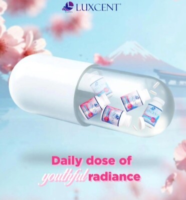 luxcent glutathione usa NEW AUTHENTIC LUXCENT LUMINOUS CAPS L-GLUTATHIONE 60 CAPSULES 1800 MG