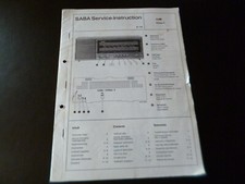 Original Service Manual Schaltplan Saba Donau E
