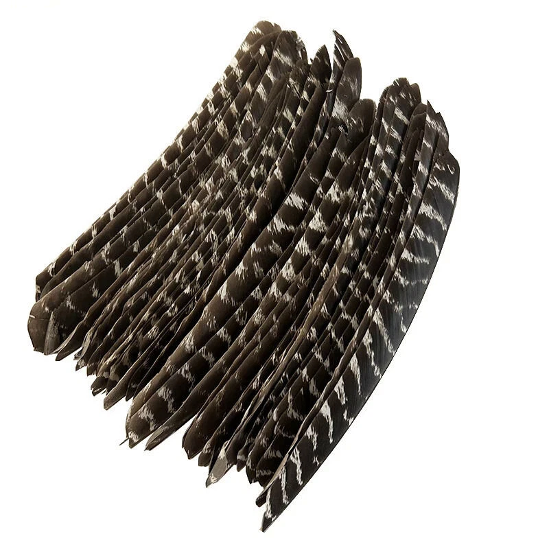 Full Length Arrow Feathers Turkey Fletches Fletching RW LW Archery Shaft DIY - Image 3 of 4