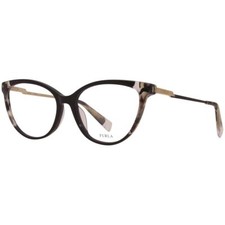 Furla Women's Cat-Eye 54mm Eyeglasses Frames Black VFU292-0700