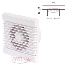ASPIRATORE ELETTRICO VORTICE ARIA AREATORE AREAZIONE Ø 120 VENTOLA BAGNO CUCINA