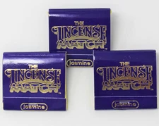Jasmine: Scented Incense Match Books - Lot of 3 Books (90 Matches)