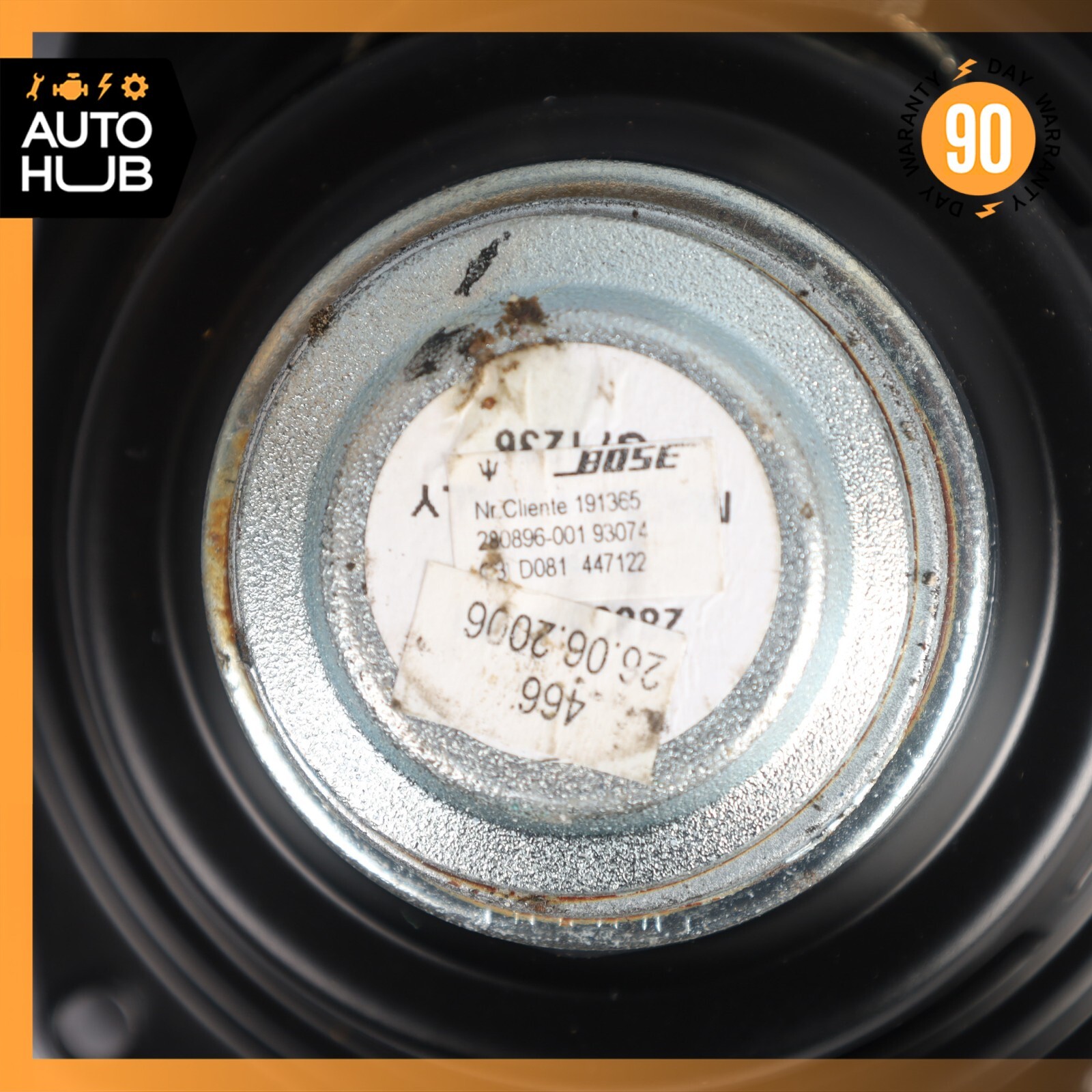 03-19 Maserati Quattroporte Dashboard Dash Center Audio Speaker Bose OEM 79k