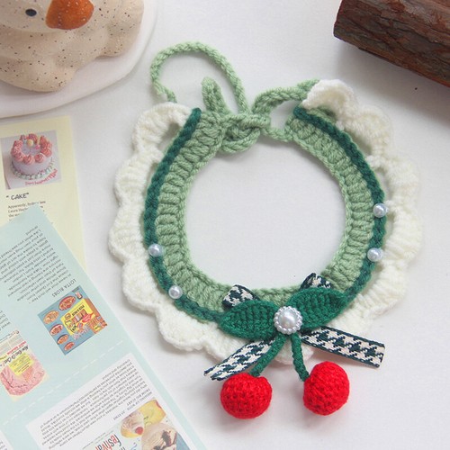 Handcrafted Knitted Pet Collar - Cute And Cozy Dog & ventes exceptionnelles Cat Accessory With Match-*