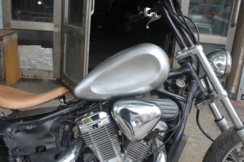 15L Motorcycle Modified Petrol Gas Fuel Tank / Cap For HONDA Steed 400, 600 US - Picture 9 of 10
