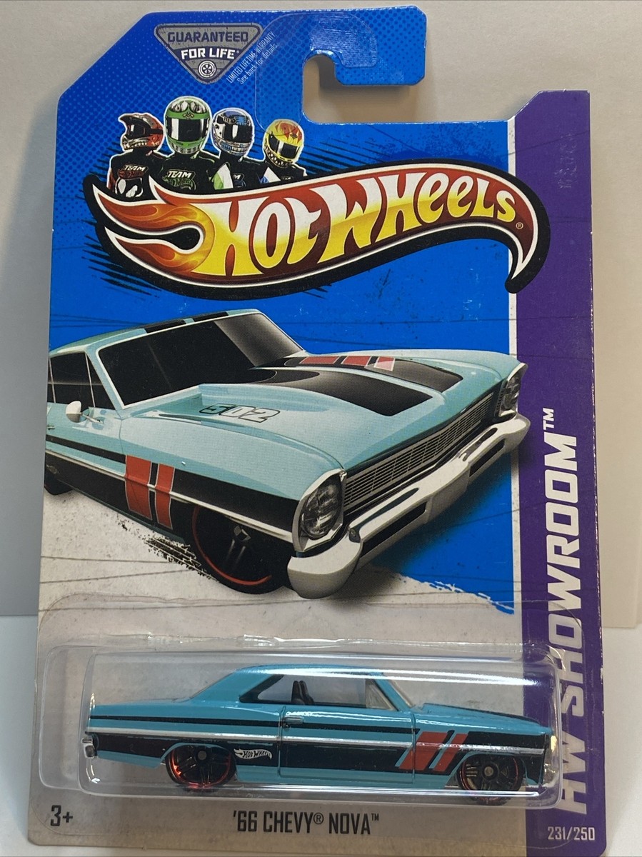 Hot Wheels HW SHOWROOM '13 ~ '66 CHEVY NOVA (Blue) (231/250) X1996