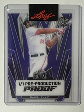2024 Leaf Metal Proof Prismatic Clear Purple Daniel Cuvet Rc (1/1)
