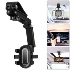 Universal 1080  Car Cell Phone Holder Rotatable  Retractable Sun Visor Mount US