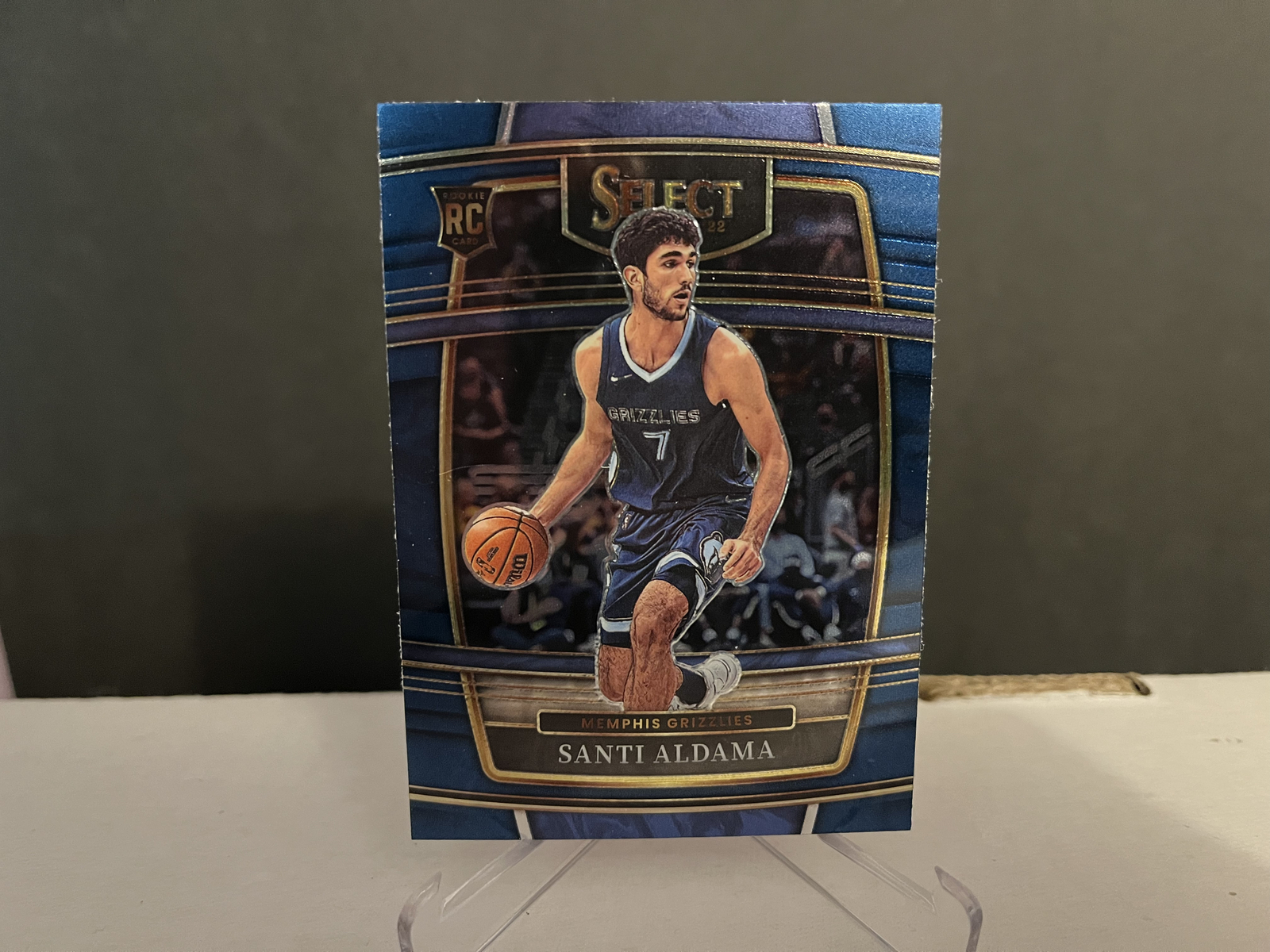 2021-22 NBA Panini Select Basketball Santi Aldama #64 Base Rookie Card