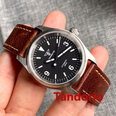 Tandorio 36mm Sapphire Glass NH35A PT5000 20ATM Diver Pilot Mens Watch Luminous