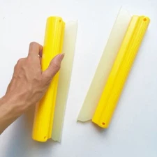 2pcs 10" One Pass T Bar Water Blade Dry Soft-N-Dry Waterblade Silicon Car Squeeg