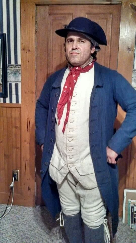 Tailored Victorian-Inspired Blue Tailcoat, only coat sale