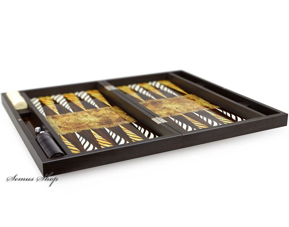 Trendy Backgammon Antique Map / Antik Welt Backgammon Tavla XXL - Bild 3 von 4