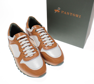 Pastori NWB Thrax Casual Sneakers Size 40.5 US 7.5 in Brown  display picture 1